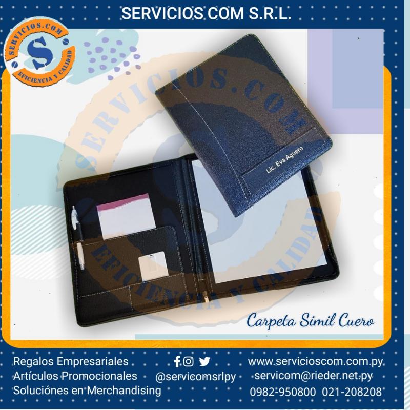 10 - Carpeta en semil cuero