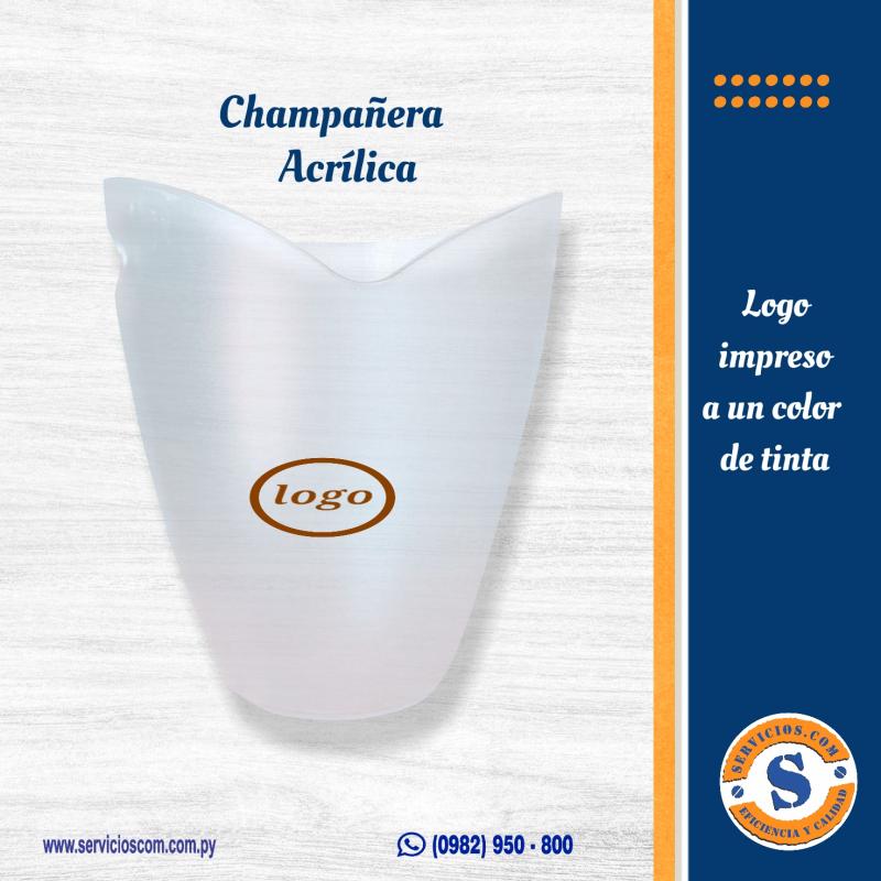 11 - Champañera acrílica