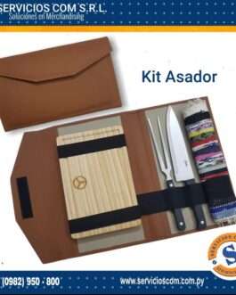 kit asado estuche