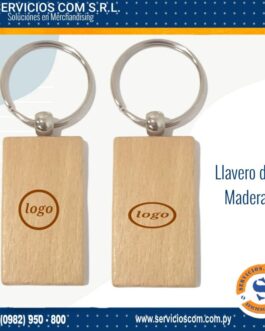 Llavero de madera