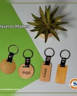 Llavero de madera