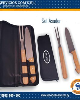 Set asador, dos piezas