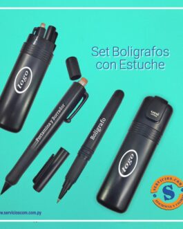 Set bolígrafos