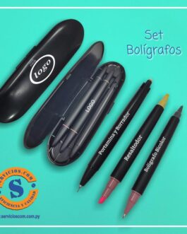 Set bolígrafos