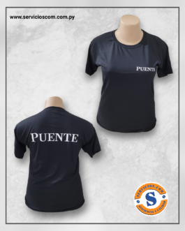 Remera con impresión en serigrafía